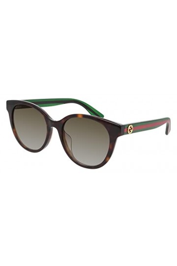 Gucci Lunettes de soleil Femme couleur marron havane taille verres 54 mm