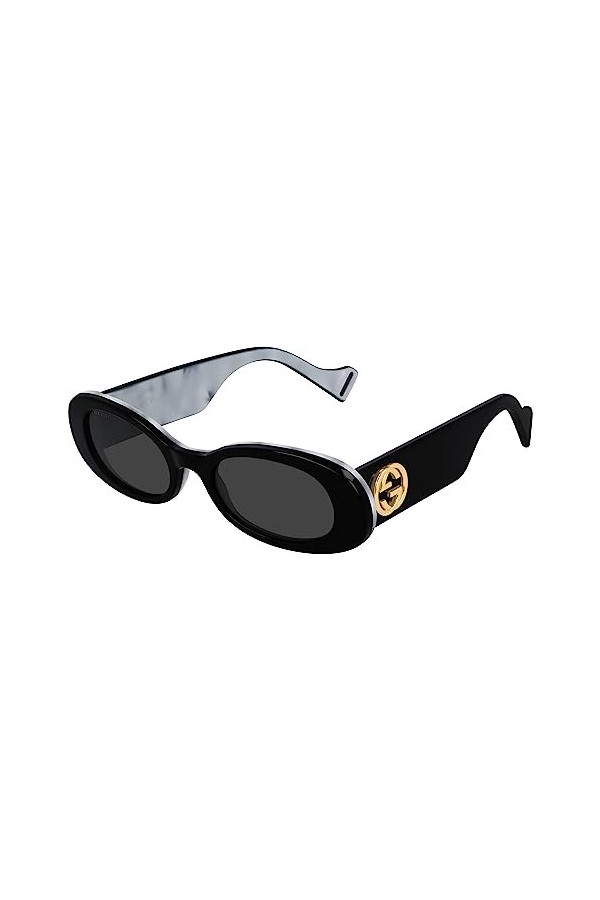 Gucci Lunettes de Soleil GG0517S Black/Grey 52/20/145 femme