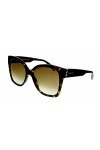 Gucci Lunettes de Soleil GG0459S Dark Havana/Brown Shaded Femme