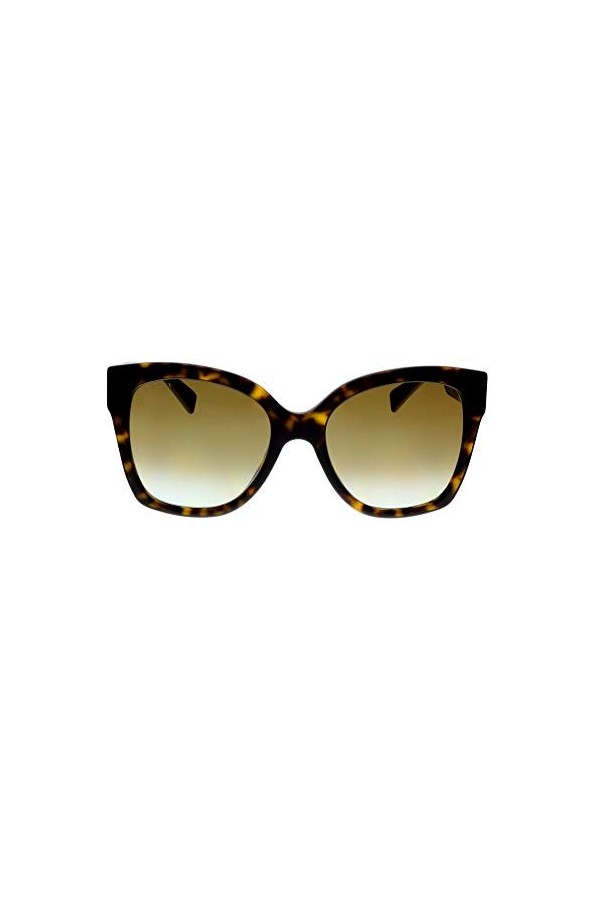 Gucci Lunettes de Soleil GG0459S Dark Havana/Brown Shaded Femme