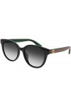 Gucci Lunettes de Soleil GG0702SK Black Green Red/Grey Shaded 54/19/145 femme