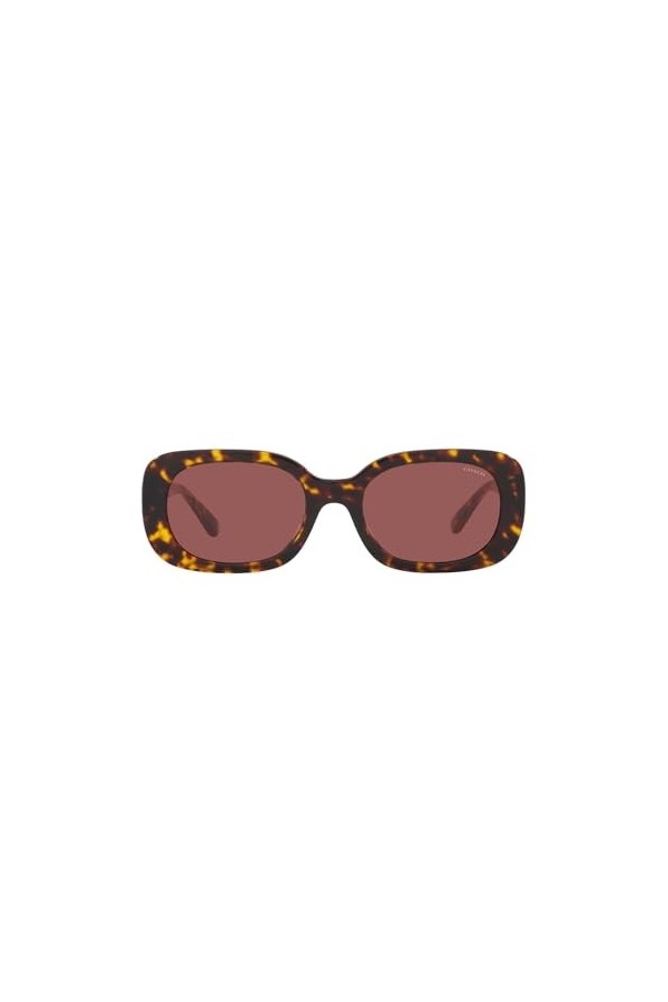 Coach Lunettes de Soleil HC 8358U Dark Tortoise/Dark Violet 54/20/140 femme