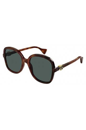 Gucci Lunettes de Soleil GG1178S Havana/Green 56/20/145 femme