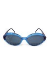 Ted Lapidus - Lunette de soleil - Femme Blu Trasparente 54