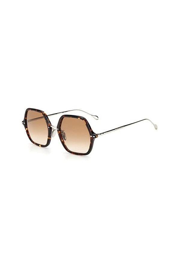 Isabel Marant Im 0036/s Sunglasses, Havana Silver, 55 Unisex