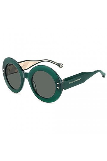 Carolina Herrera Her 0081/s Sunglasses, 1ED/QT Green, 52 Unisex