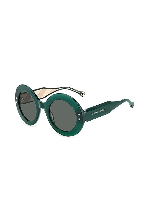 Carolina Herrera Her 0081/s Sunglasses, 1ED/QT Green, 52 Unisex