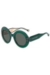 Carolina Herrera Her 0081/s Sunglasses, 1ED/QT Green, 52 Unisex