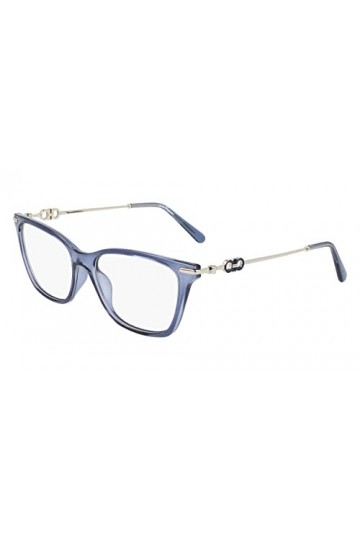 SALVATORE FERRAGAMO Sf2891 Lunettes de Soleil, Cristal Bleu, 54 Femme
