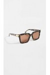 Bottega Veneta Lunettes de Soleil BV1005S Havana/Brown 53/21/145 femme