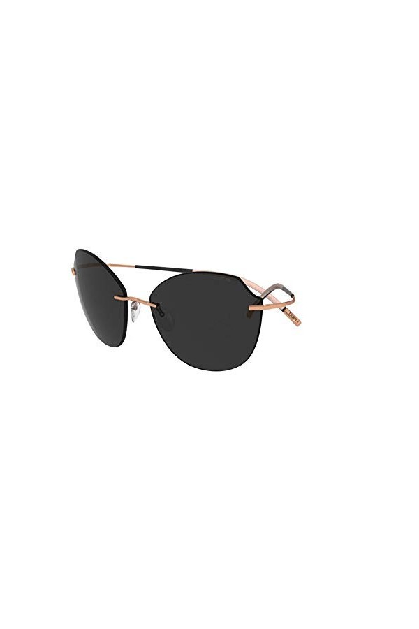 Silhouette Lunettes de Soleil TMA ICON 8158 Rose Gold/Grey Taille unique femme