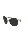 Silhouette Lunettes de Soleil TMA ICON 8158 Rose Gold/Grey Taille unique femme