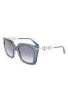 SALVATORE FERRAGAMO Sf1041s Lunettes de Soleil, Bleu Transparent, 51 Femme