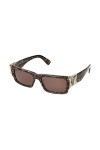 Lanvin LNV665S Sunglasses, Colour: 239 Textured Brown Gold, 54 Unisex