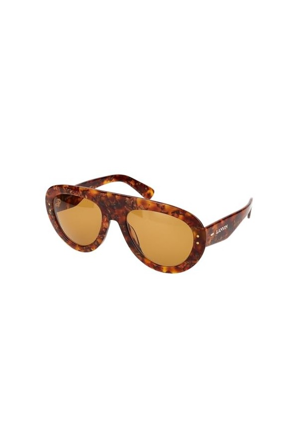 Lanvin LNV666S Sunglasses, Colour: 730 Amber Tortoise, 57 Unisex