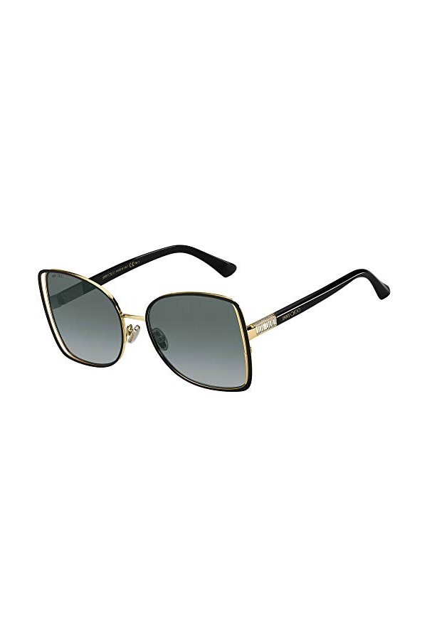 Jimmy Choo Lunettes de Soleil FRIEDA/S Black Gold/Dark Grey Shaded 57/18/140 femme