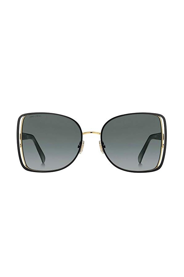 Jimmy Choo Lunettes de Soleil FRIEDA/S Black Gold/Dark Grey Shaded 57/18/140 femme