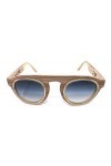 Metio Lunettes de soleil en bois pour homme et femme HALLEY 42626 Fabriqué en Italie