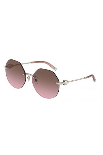 Tiffany & Co. Lunettes de Soleil TIFFANY T TF 3077 Pale Gold/Violet Shaded 60/17/140 femme