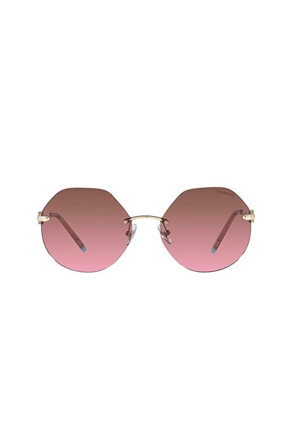 Tiffany & Co. Lunettes de Soleil TIFFANY T TF 3077 Pale Gold/Violet Shaded 60/17/140 femme