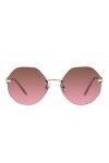 Tiffany & Co. Lunettes de Soleil TIFFANY T TF 3077 Pale Gold/Violet Shaded 60/17/140 femme