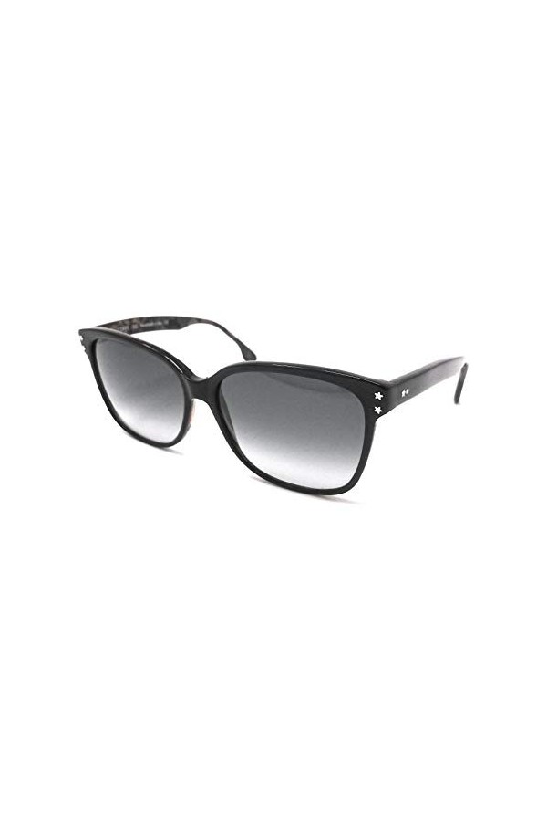LUNETTES DE SOLEIL FEMME COUPES - SID MALIBU 01 SUNRISE NOIR - INTÉRIEUR BRUN