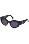 SALVATORE FERRAGAMO Sf1044s Lunettes de Soleil, Noir, 53 Femme