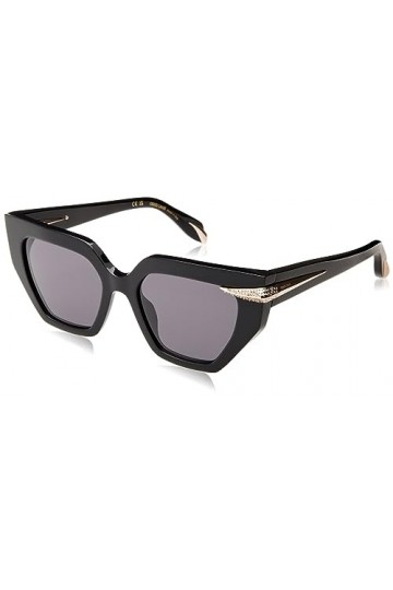 Just Cavalli GAFAS DE Sol Roberto Cavalli Lunettes de Soleil, Noir Brillant, 54/18/140 Mixte