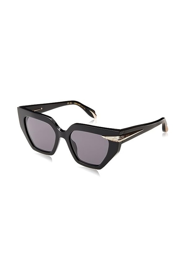 Just Cavalli GAFAS DE Sol Roberto Cavalli Lunettes de Soleil, Noir Brillant, 54/18/140 Mixte
