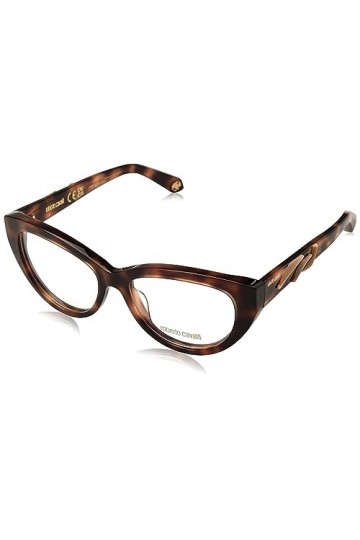 Just Cavalli GAFAS DE Vista Roberto Cavalli Lunettes de Soleil, Shiny Vintage Havana, 55/18/140 Femme