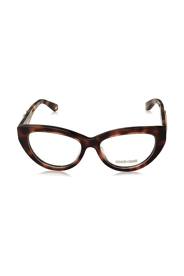 Just Cavalli GAFAS DE Vista Roberto Cavalli Lunettes de Soleil, Shiny Vintage Havana, 55/18/140 Femme