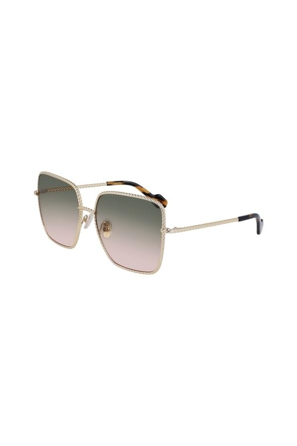 Lanvin LNV125S Sunglasses, Colour: 729 Gold/Gradient Green Peach, 60 Unisex