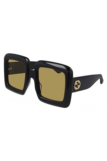 Gucci Lunettes de Soleil GG0783S Black/Brown 57/25/145 femme