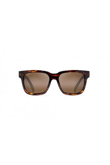 Maui Jim Lunettes de soleil carré Mongoose, Tortue brillante