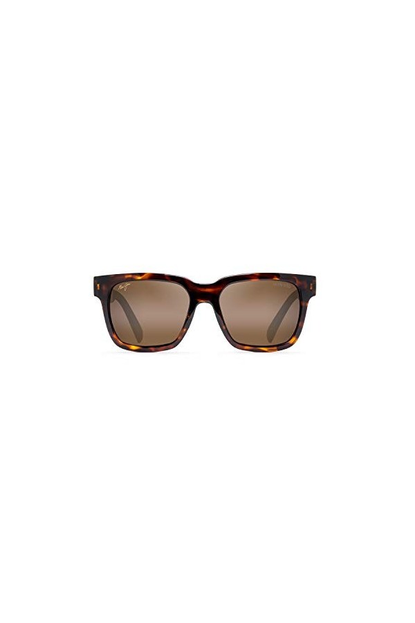 Maui Jim Lunettes de soleil carré Mongoose, Tortue brillante