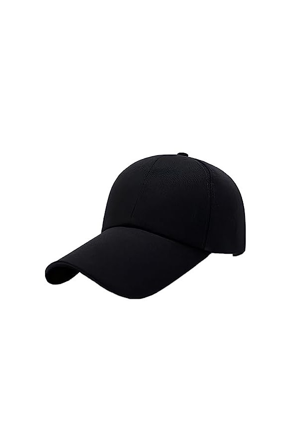 Casquette de Baseball Casquette Visière Longue Chapeau Sport Unisexe Anti-UV Eté Casquette Cap Hommes Femmes Respirant Chapea