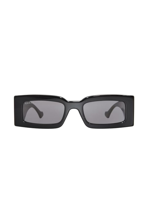 Gucci GG1425S-001-54 - Lunettes de soleil féminines - Shiny Solid Black, schwarz.