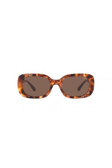 Coach Lunettes de Soleil HC 8358U Spotted Amber Brown/Brown 54/20/140 femme