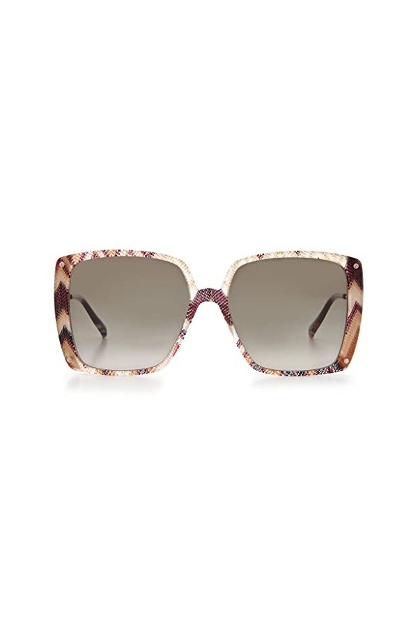 Missoni Mis 0002/s Sunglasses, 5ND/HA Plum Multic, 58 Unisex