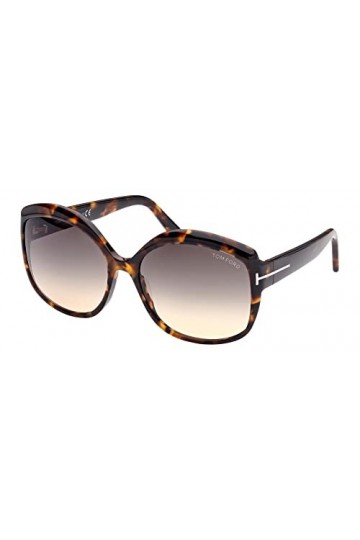 Tom Ford Lunettes de Soleil CHIARA-02 FT 0919 Havana/Grey Brown Shaded 60/17/135 femme