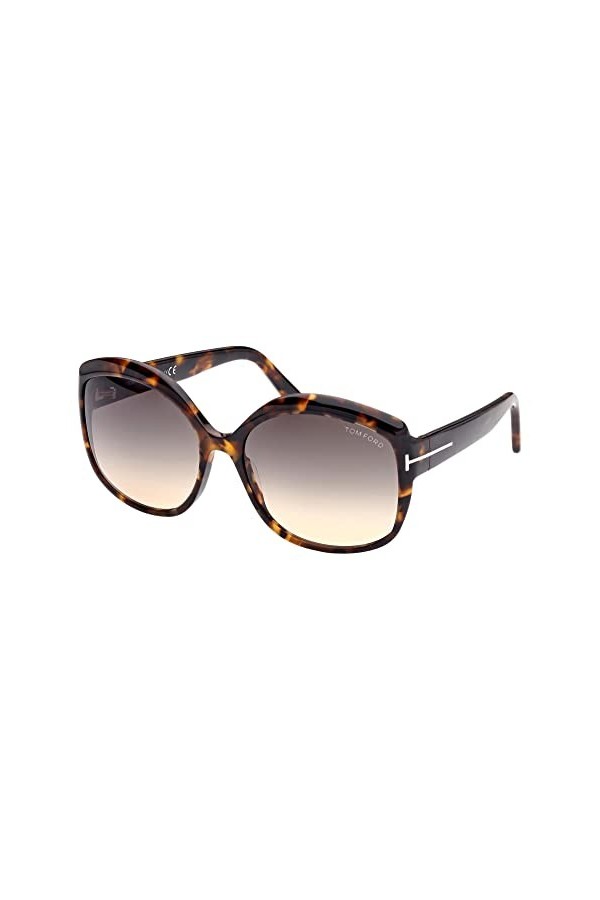 Tom Ford Lunettes de Soleil CHIARA-02 FT 0919 Havana/Grey Brown Shaded 60/17/135 femme