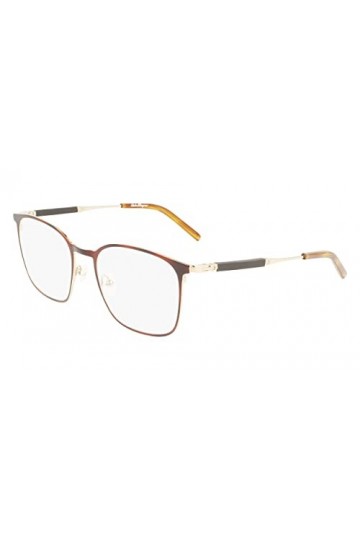 Salvatore Ferragamo SF2566 723 Gold Tortoise Vista Womens Steel, Standard, 54 Sunglasses, Unisex