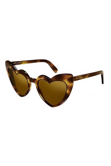 Saint Laurent Lunettes de Soleil LOULOU SL 181 Havana/Brown 54/21/145 femme