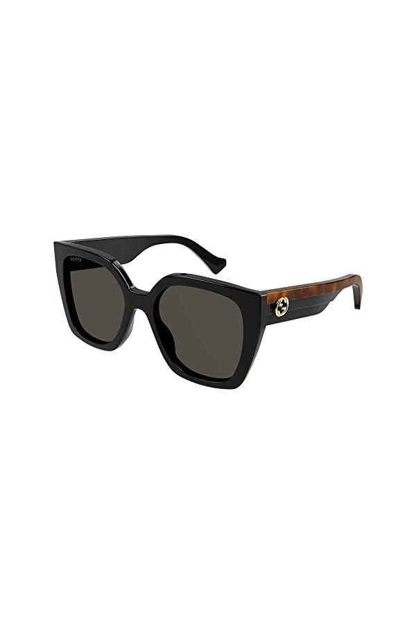 Gucci Lunettes de Soleil GG1300S Black/Grey 55/19/145 femme
