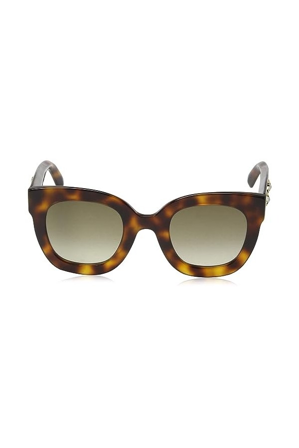 Gucci GG0208S 003 Montures de Lunettes, Marron 3/Brown , 49 Femme