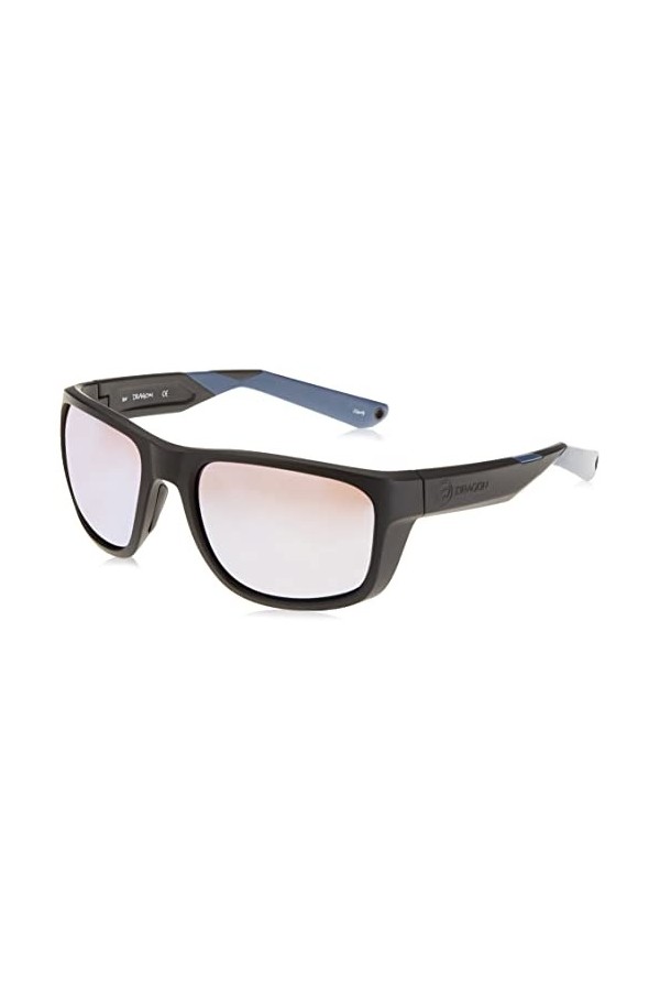 Dragon Alliance Homme DR Shore X Polar Lunettes de Soleil, Mate Blk/LL Super Blue ION P, 59