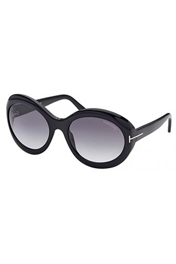 Tom Ford Lunettes de Soleil LIYA-02 FT 0918 Shiny Black/Grey Shaded 60/21/135 femme