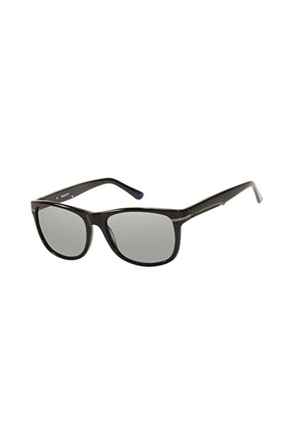 Gant Lunettes de soleil GA7023 C56 C33 Black/Solid Smoke Lens 