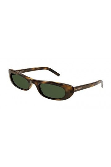 Saint Laurent Lunettes de Soleil SL 557 SHADE Havana/Green 53/20/145 femme