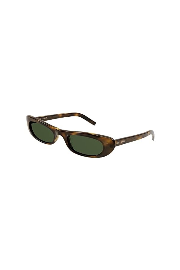 Saint Laurent Lunettes de Soleil SL 557 SHADE Havana/Green 53/20/145 femme